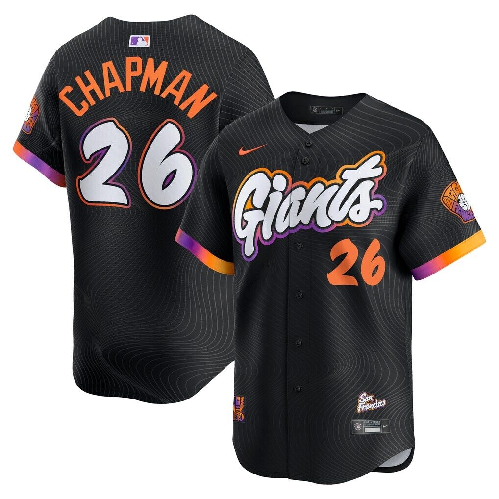 Matt Chapman San Francisco Giants Nike 2025 City Connect Limited Jersey – Anthracite