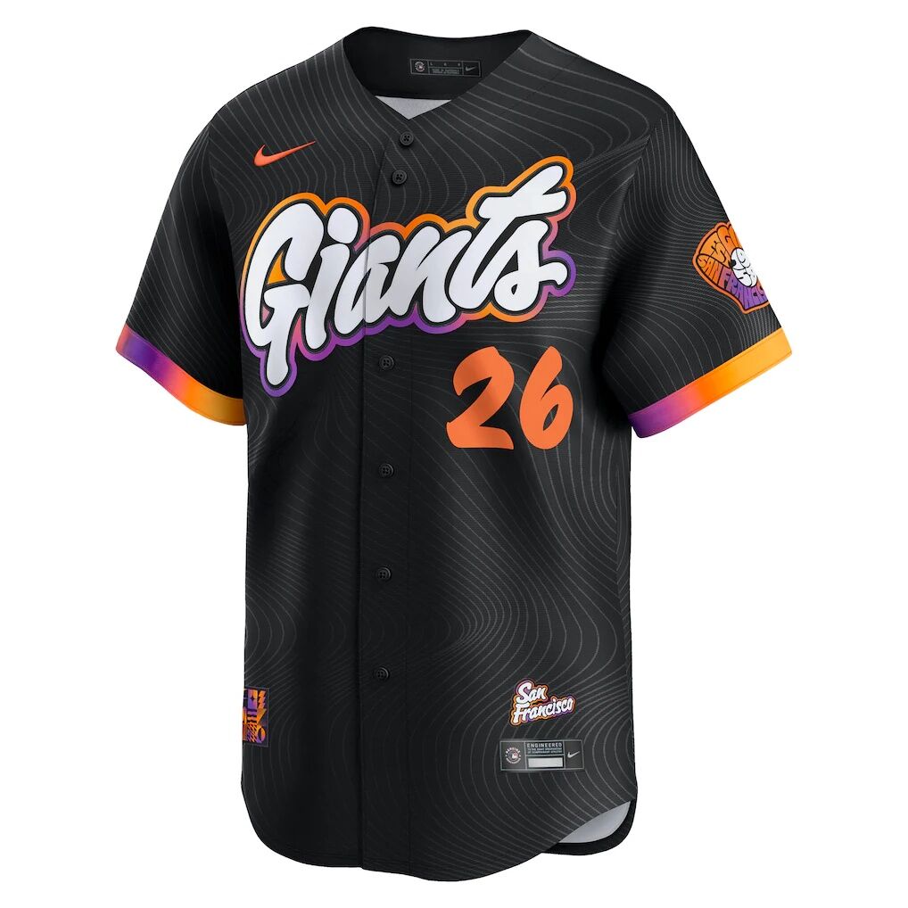Matt Chapman San Francisco Giants Nike 2025 City Connect Limited Jersey – Anthracite