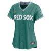 Boston Red Sox Nike Women's 2025 City Connect Limited Jersey - Green - Side View