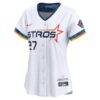 Jose Altuve Houston Astros Nike Women's 2025 City Connect Limited Jersey - White - Side View