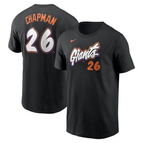 Matt Chapman San Francisco Giants Nike 2025 City Connect Fuse Name & Number T-Shirt - - Front View