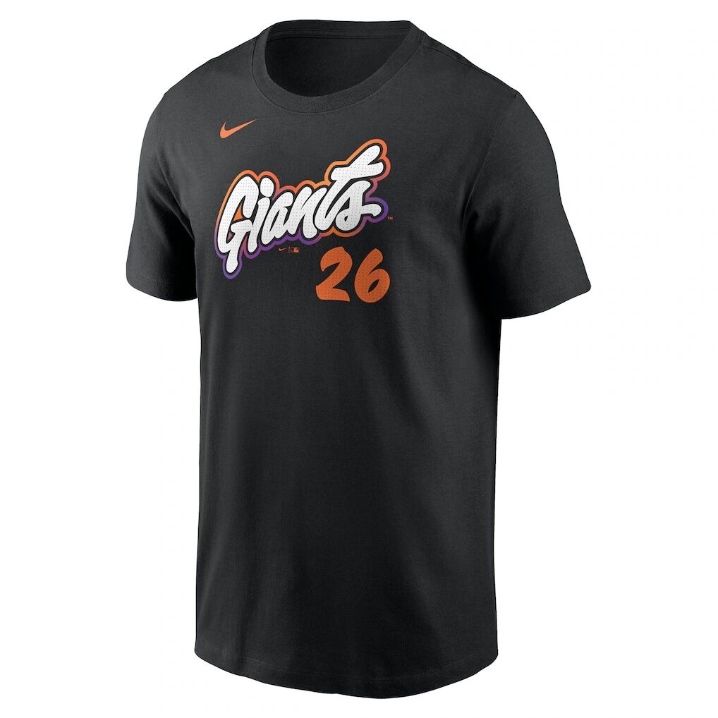 Matt Chapman San Francisco Giants Nike 2025 City Connect Fuse Name & Number T-Shirt – Anthracite
