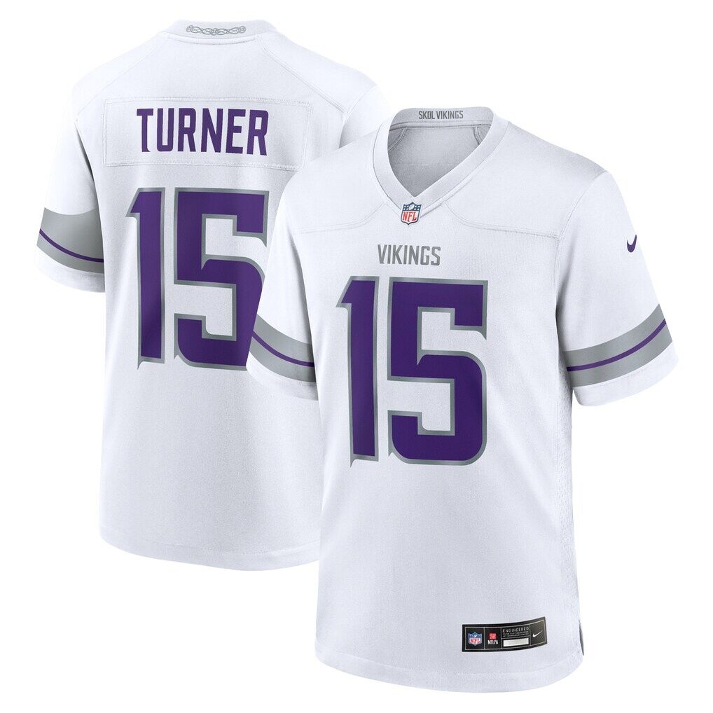 Dallas Turner Minnesota Vikings Nike Alternate Game Jersey