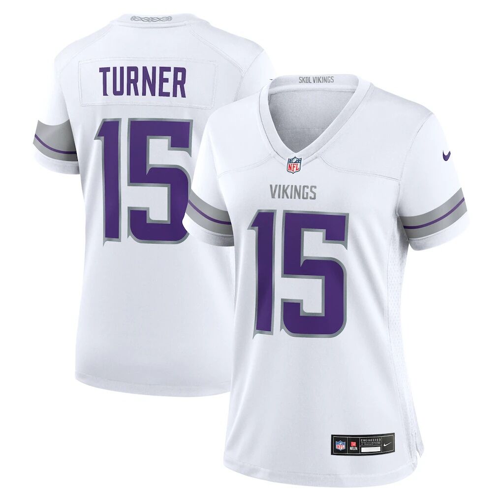Dallas Turner Minnesota Vikings Nike Women's Alternate Game Jersey