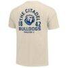 Citadel Bulldogs Comfort Colors Mascot Overlay T-Shirt - Cream - Detail View