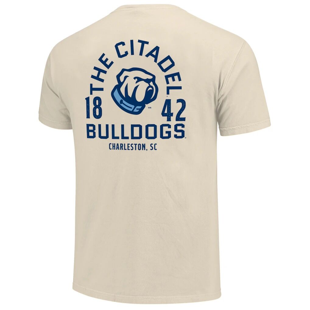 Citadel Bulldogs Comfort Colors Mascot Overlay T-Shirt