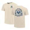 Citadel Bulldogs Comfort Colors Mascot Overlay T-Shirt - Cream - Front View