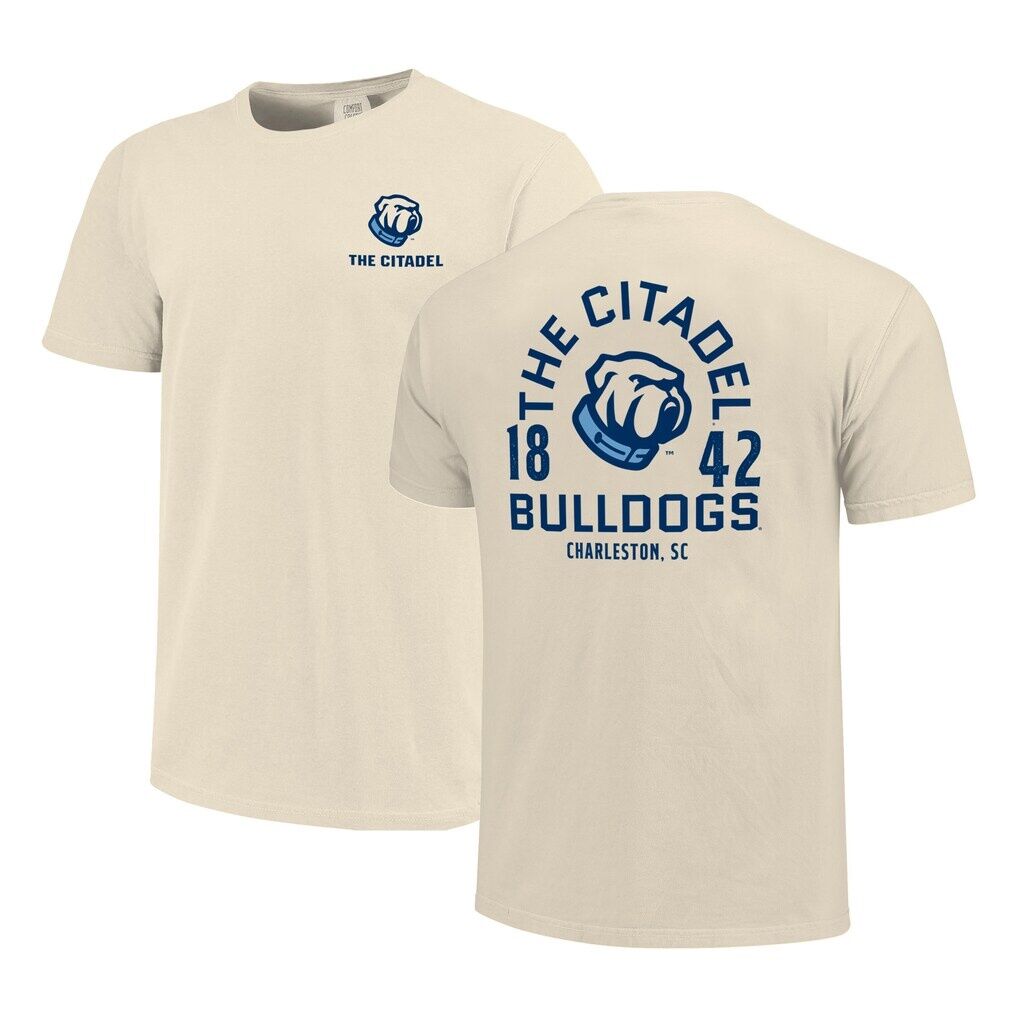Citadel Bulldogs Comfort Colors Mascot Overlay T-Shirt