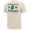 Charlotte 49ers Comfort Colors Mascot Overlay T-Shirt - Cream - Detail View