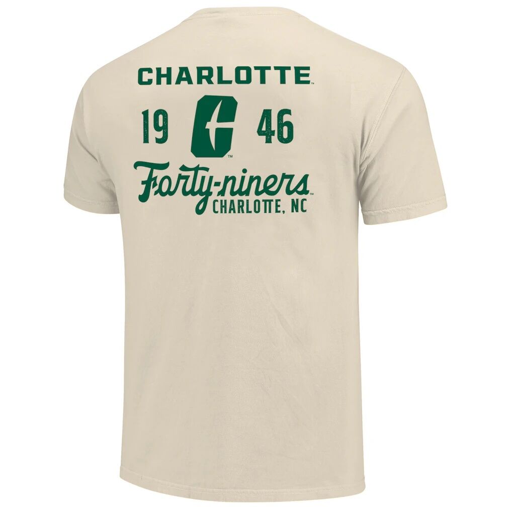Charlotte 49ers Comfort Colors Mascot Overlay T-Shirt