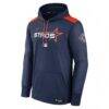 Houston Astros Nike 2025 City Connect Authentic Collection Performance Pullover Hoodie - Navy - Back View