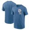 Washington Nationals Nike City Connect Wordmark T-Shirt - Blue - Front View