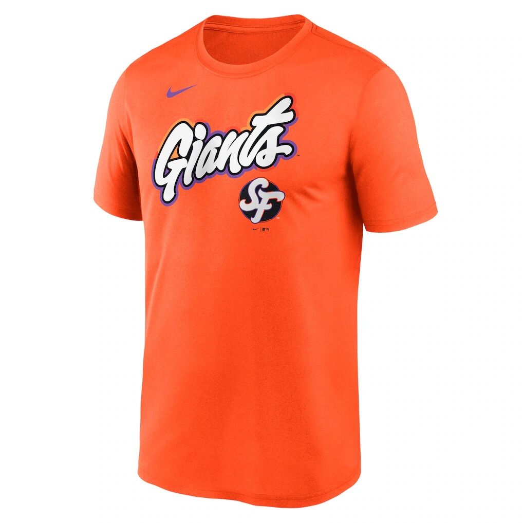 San Francisco Giants Nike 2025 City Connect Team Phrase Legend Performance T-Shirt