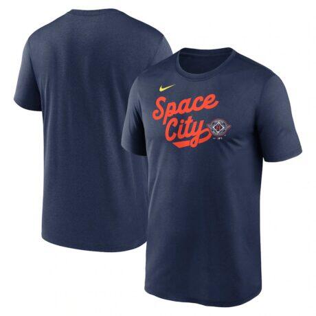 Houston Astros Nike 2025 City Connect Team Phrase Legend Performance T-Shirt - Navy - Alt1