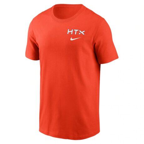 Houston Astros Nike 2025 City Connect 2-Hit T-Shirt - Orange - Alt1