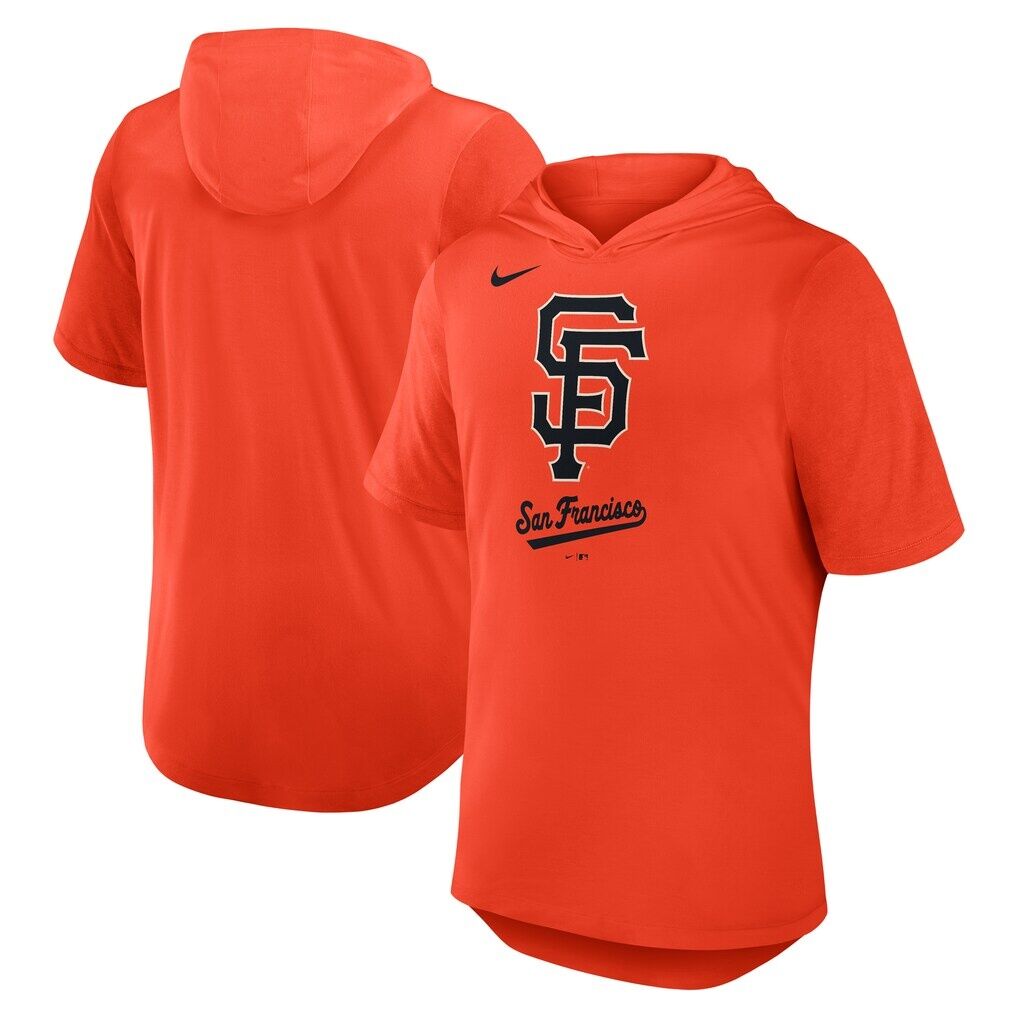 San Francisco Giants Nike Tri-Blend Hoodie T-Shirt