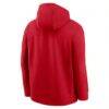 Los Angeles Angels Nike Logo Club Fleece Hoodie - Red - Detail View