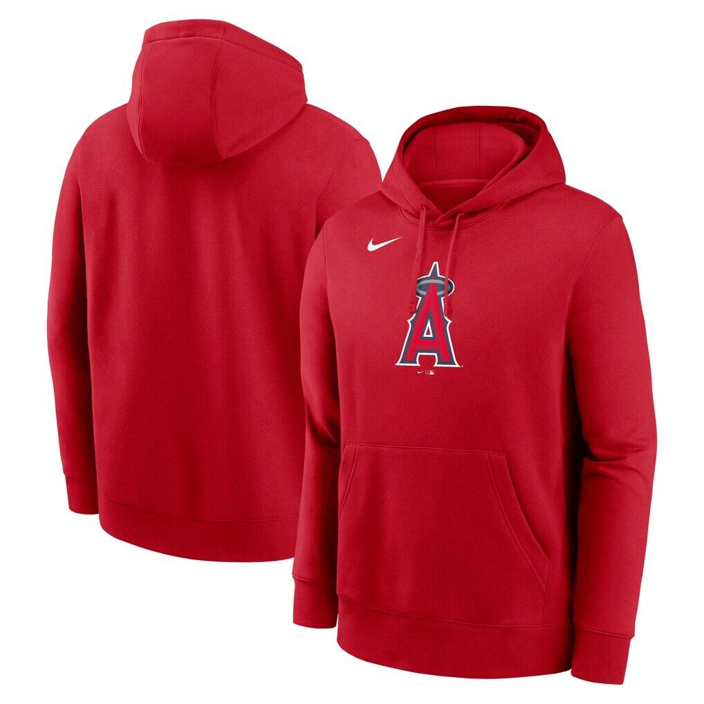 Los Angeles Angels Nike Logo Club Fleece Hoodie