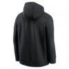 Arizona Diamondbacks Nike Logo Club Fleece Hoodie - Black - Detail View