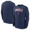 Los Angeles Angels Nike Sweatshirt - Navy - Front View