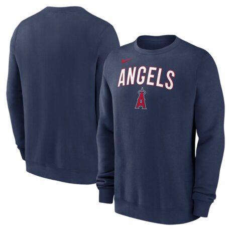 Los Angeles Angels Nike Sweatshirt - Navy - Front View