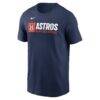 Houston Astros Nike Team Block T-Shirt - Navy - Side View