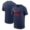 Washington Nationals Nike Swoosh T-Shirt - Navy - Front View