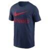 Washington Nationals Nike Swoosh T-Shirt - Navy - Side View