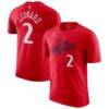 Kawhi Leonard LA Clippers Jordan Brand Statement Edition Name & Number T-Shirt - Red - Front View