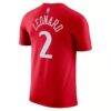 Kawhi Leonard LA Clippers Jordan Brand Statement Edition Name & Number T-Shirt - Red - Side View