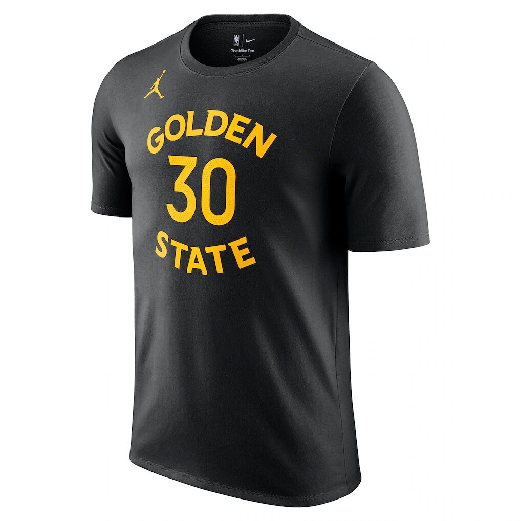 Stephen Curry Golden State Warriors Jordan Brand Statement Edition Name & Number T-Shirt