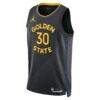 Stephen Curry Golden State Warriors Jordan Brand Unisex 2024/25 Swingman Jersey - Black - Back View
