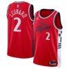 Kawhi Leonard LA Clippers Jordan Brand Unisex 2024/25 Swingman Jersey - Red - Front View