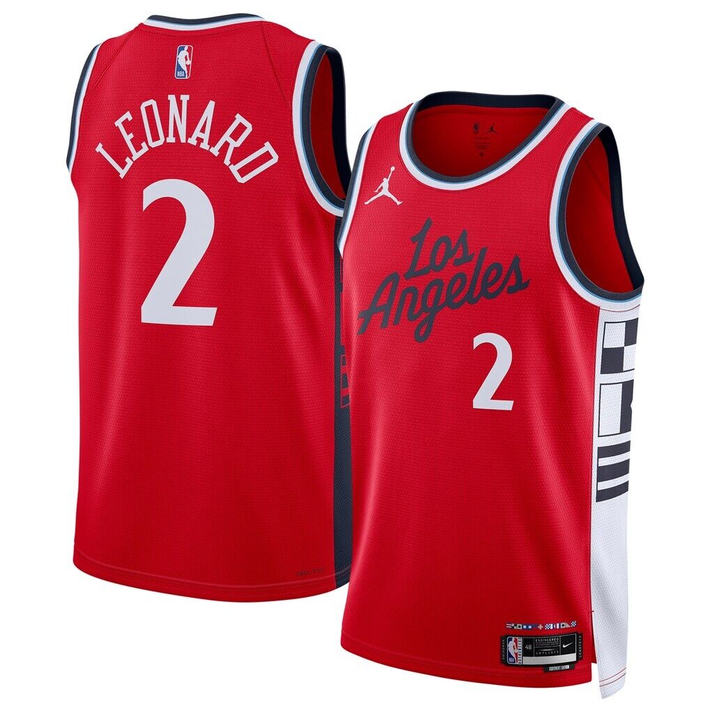Kawhi Leonard LA Clippers Jordan Brand Unisex 2024/25 Swingman Jersey – Statement Edition