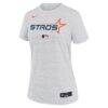 Houston Astros Nike Women's 2025 City Connect Authentic Collection Velocity Dri-FIT T-Shirt - White - Alt1