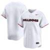 Georgia Bulldogs Nike Baseball Limited Jersey - White - Front View