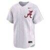 Alabama Crimson Tide Nike Baseball Limited Jersey - White - Side View