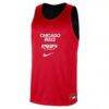 Chicago Bulls Nike Courtside Reversible Mesh Practice Jersey - - Side View