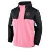 Inter Miami CF Fashion7 Free Kick Woven Quarter-Zip Hoodie Jacket - Black - Side View