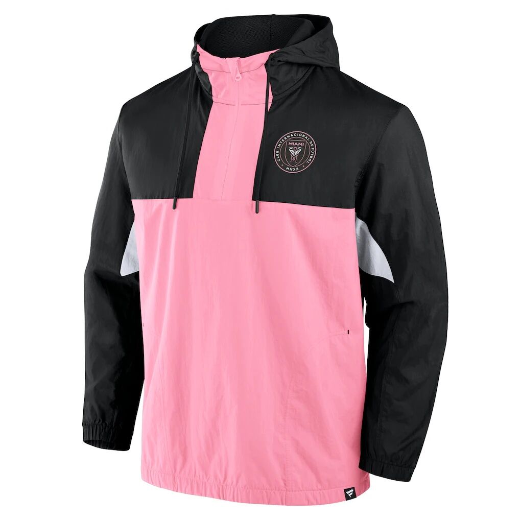 Inter Miami CF Fashion7 Free Kick Woven Quarter-Zip Hoodie Jacket