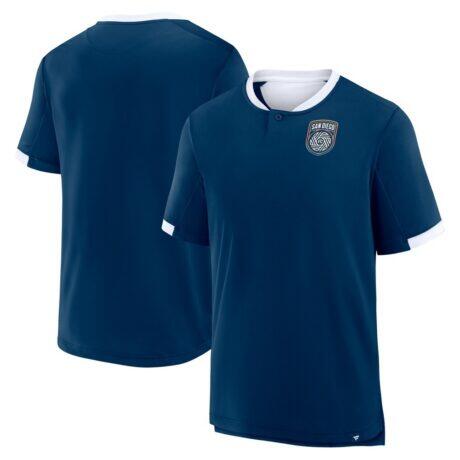 San Diego FC Fashion7 Stoppage Time Striker T-Shirt - Navy - Front View
