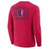 St. Louis City SC Fashion7 Lob Attempt Stadium Slub Long Sleeve T-Shirt - Red - Detail View