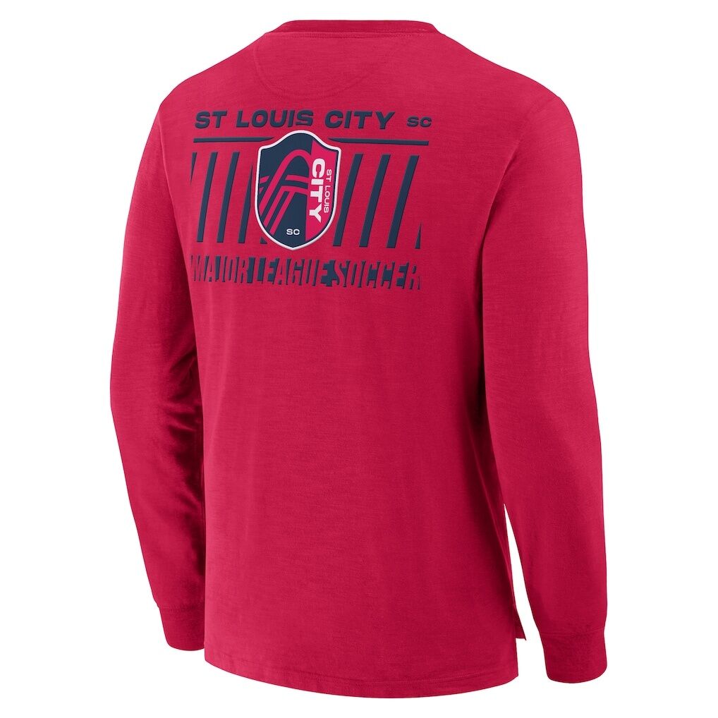 St. Louis City SC Fashion7 Lob Attempt Stadium Slub Long Sleeve T-Shirt