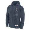 Golden State Warriors Fashion7 Future Ground Info Elements Premium Pullover Hoodie - Blue - Back View