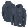 Golden State Warriors Fashion7 Future Ground Info Elements Premium Pullover Hoodie - Blue - Front View