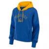 Golden State Warriors Fashion7 Women's Post Up Boxy Pullover Hoodie - - Back View