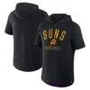 Phoenix Suns Fashion7 Pass Legend Raglan Hoodie T-Shirt - Black - Front View