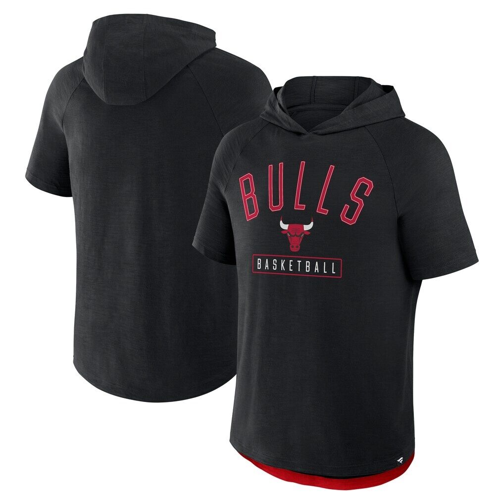 Chicago Bulls Fashion7 Pass Legend Raglan Hoodie T-Shirt