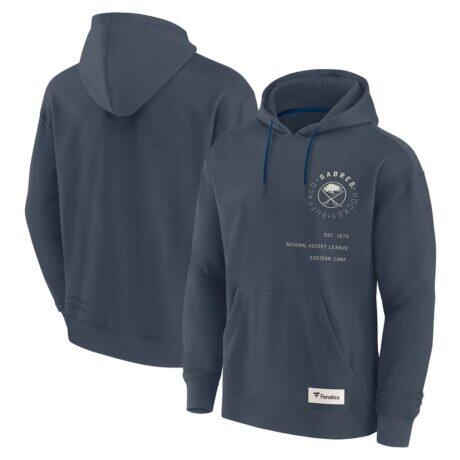 Buffalo Sabres Fanatics Future Ground Info Pullover Hoodie - Navy - Front View