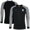 C.F. Pachuca Charly Raglan Pullover Sweatshirt - Black - Front View